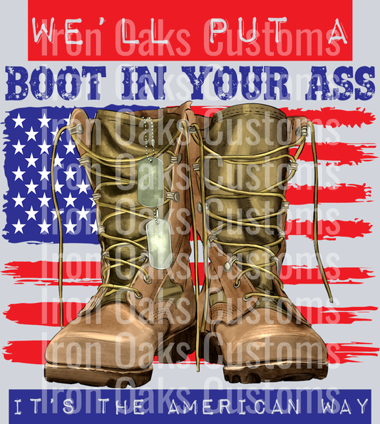 boot in your ass