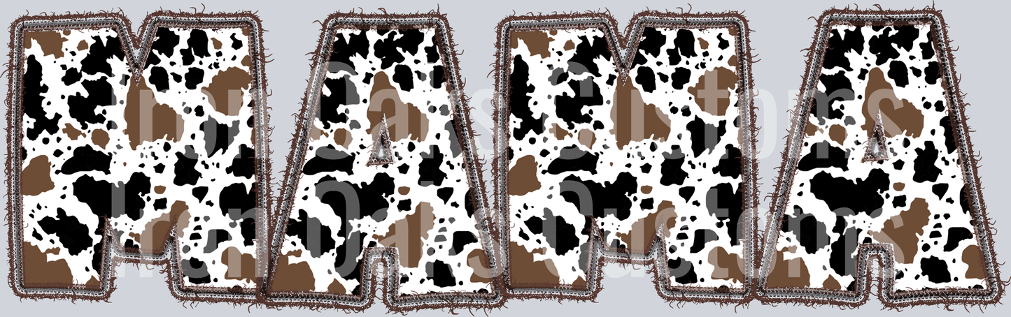 Mama cow stitch