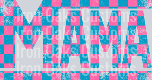 Checkered mama pastel