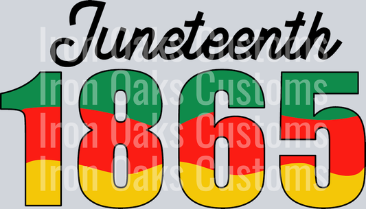 Juneteenth 1865 SVG