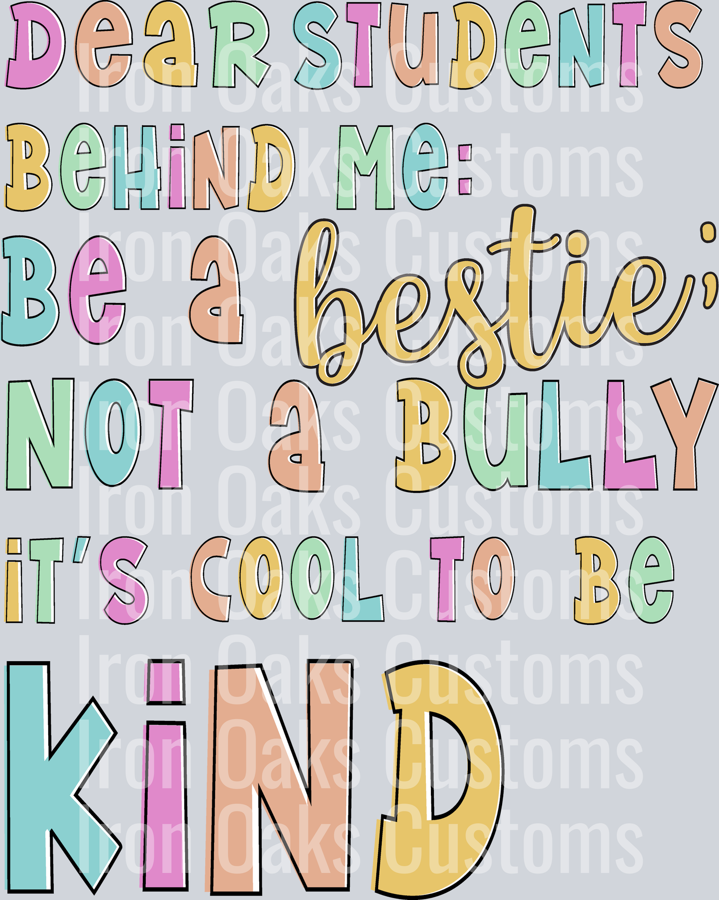 Bestie not a Bully