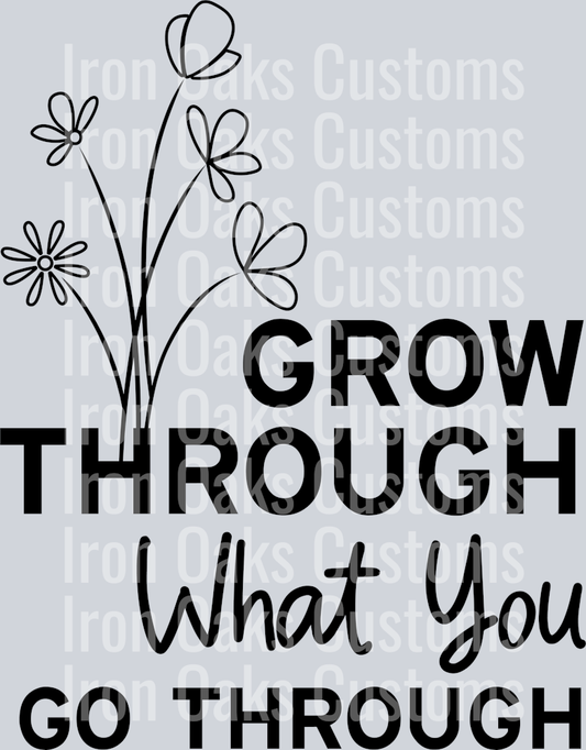 Grow through what you go through