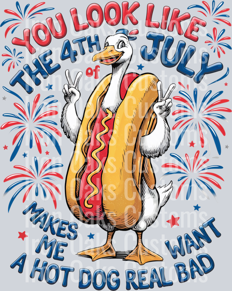 You look like the 4th of July copy