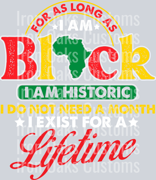 I Am Black History Lifetime black