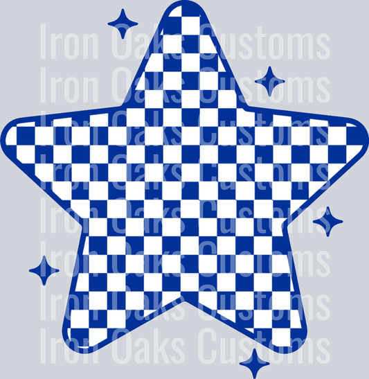 Checkered star