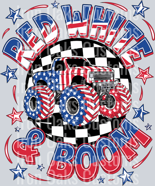 Copy of Red Whtie and Boom