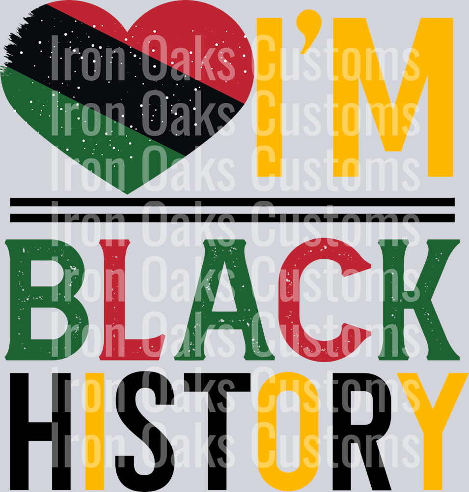 i'm black history