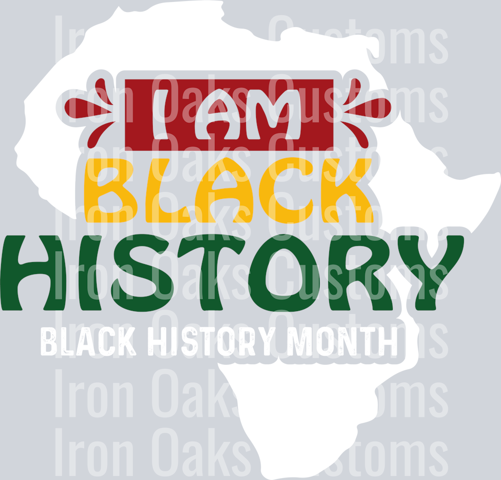 i am black history black history month-01