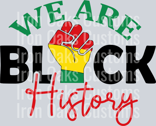 We are black history SVG 2